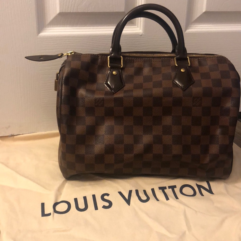 Louis Vuitton Speedy Damier Ebene 30 Brown